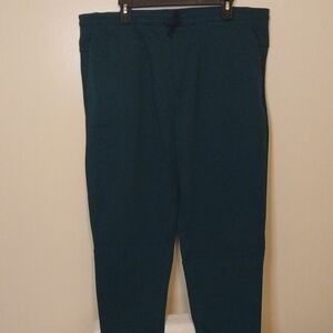 Men's Green Active Jogger Sweatpants with Drawstring Waist